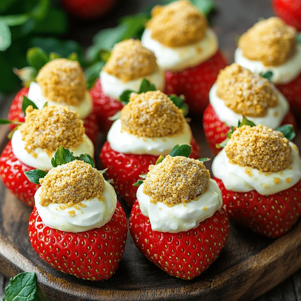 Cheesecake Deviled Strawberries Delicious and Easy Treat