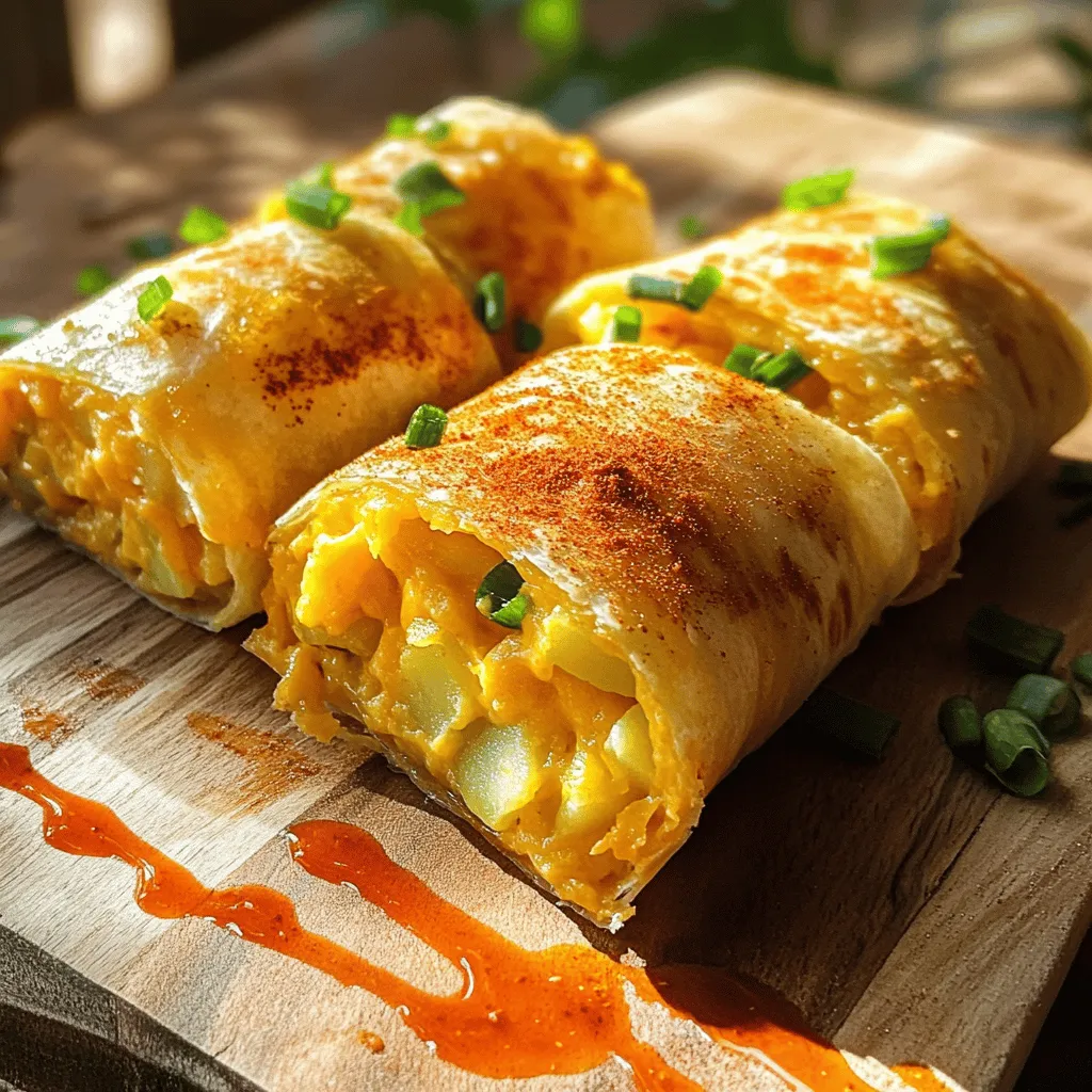 Cheesy Potato Burritos Flavorful and Satisfying Meal