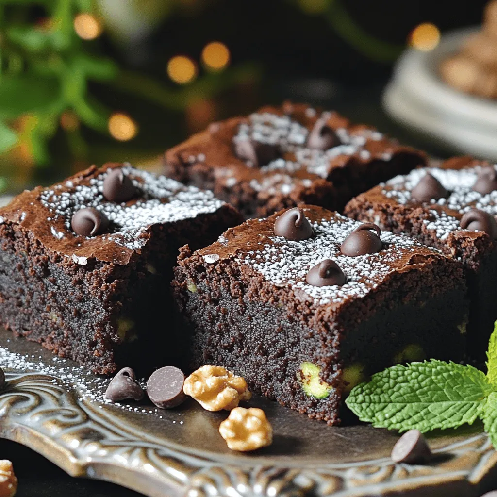 Zucchini Brownies Flavorful and Moist Delight