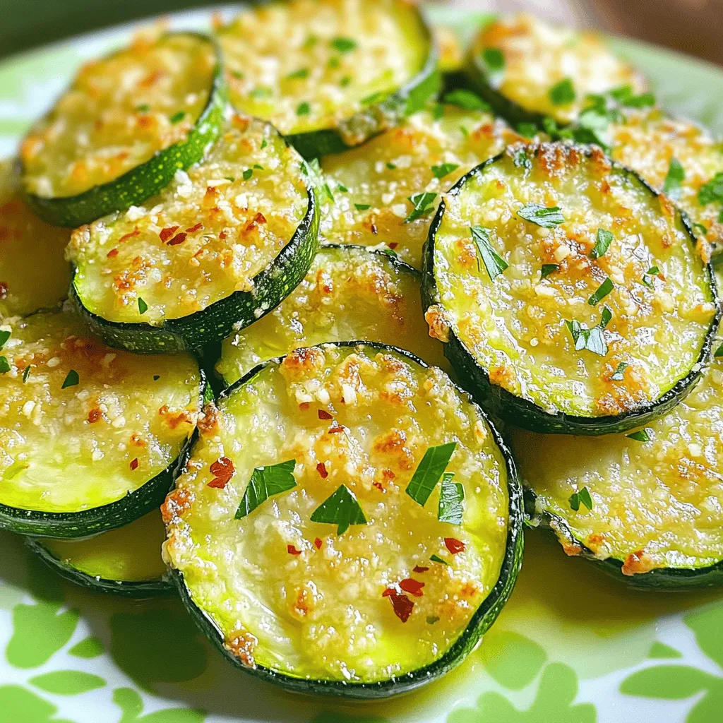 Oven Roasted Parmesan Zucchini Flavorful Side Dish