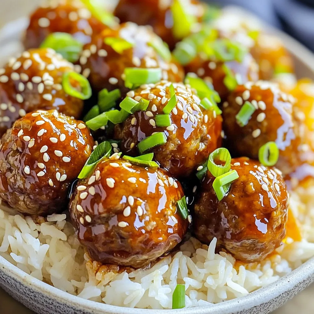 Slow Cooker Honey Garlic Meatballs Flavorful Delight