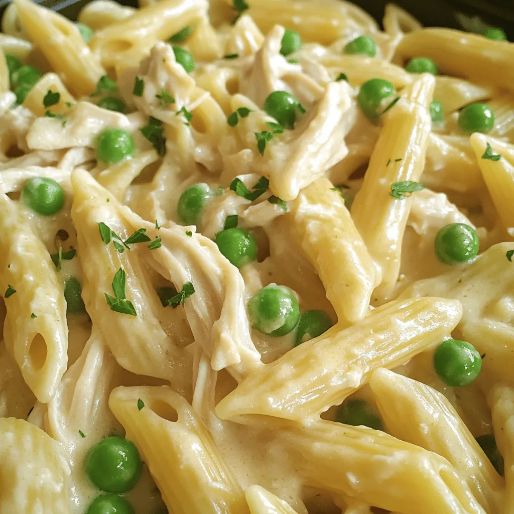 Crockpot Creamy Chicken Pasta Simple and Delicious Dish