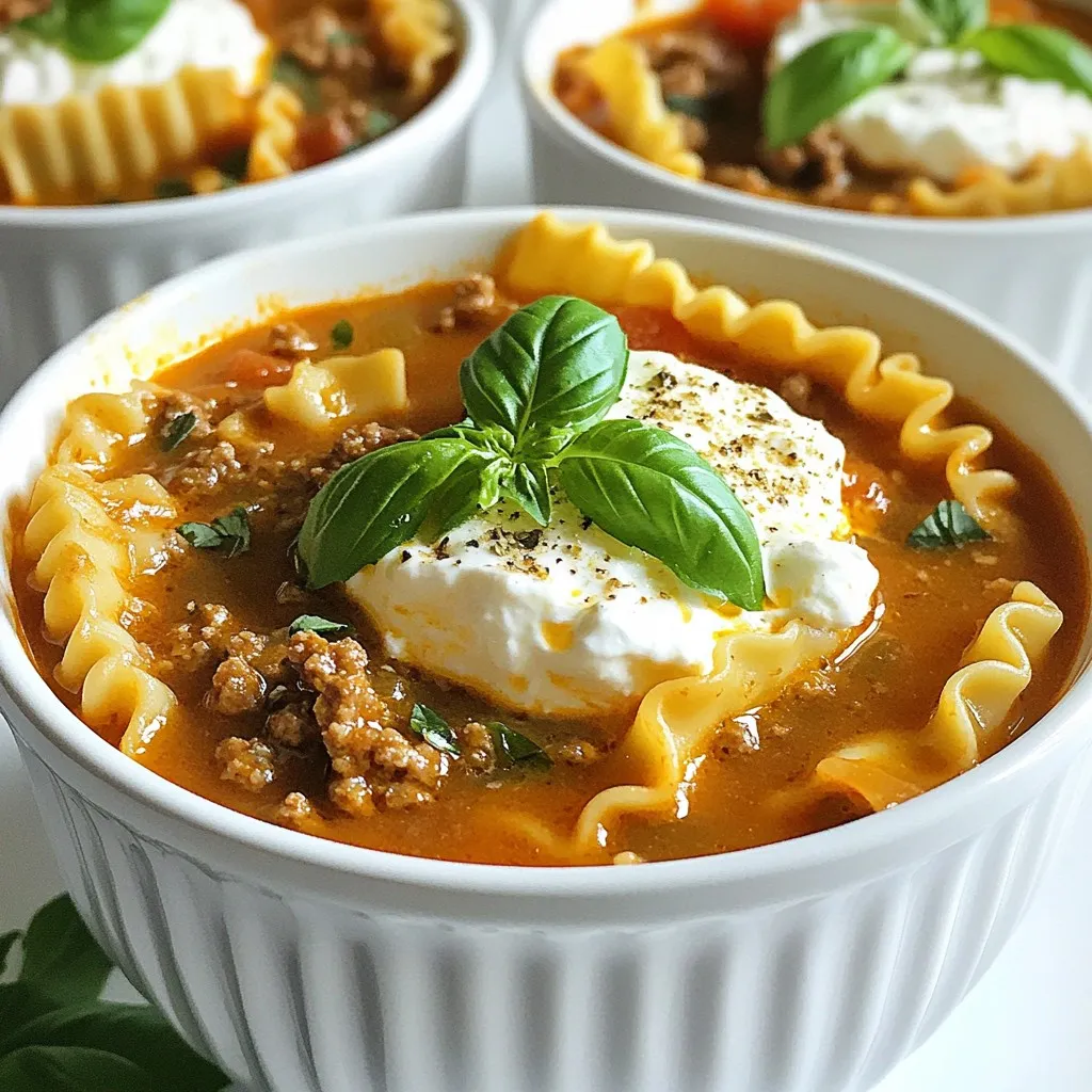 Lasagna Soup Comforting and Hearty Meal Recipe