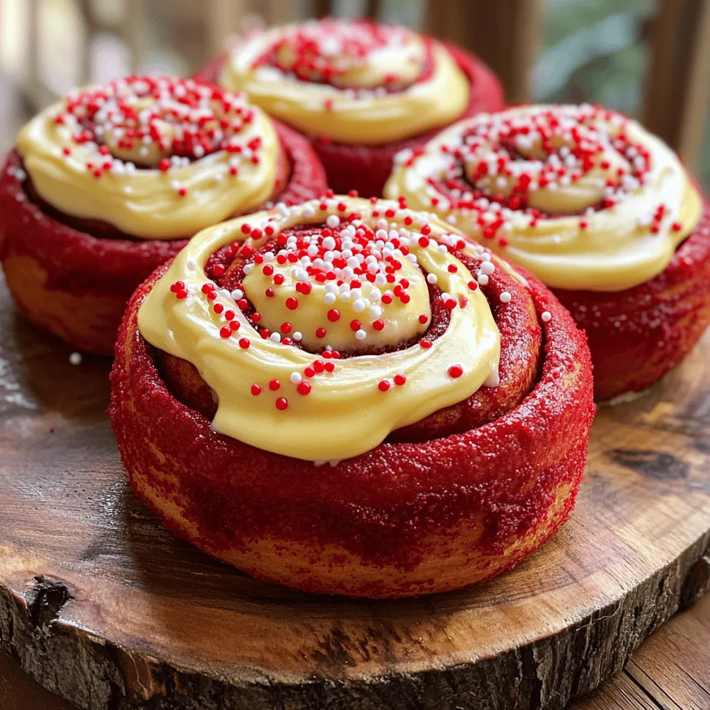 Red Velvet Cinnamon Roll Delightful and Easy Recipe