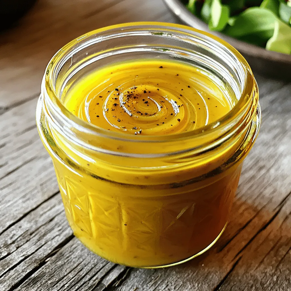 Easy Honey Dijon Vinaigrette Dressing Recipe Delight