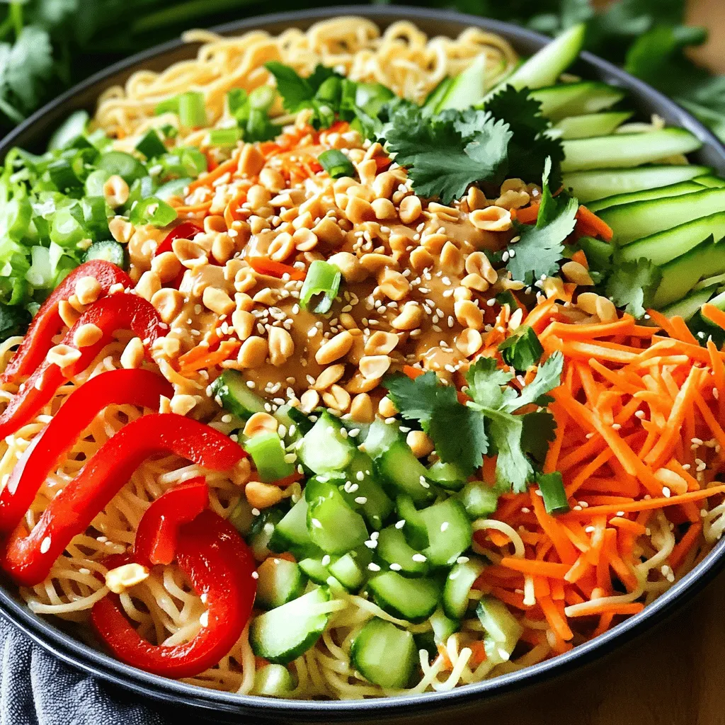 Thai Peanut Noodle Salad Vibrant and Fresh Delight