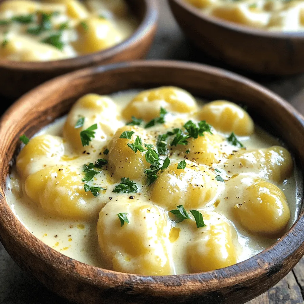 Minute Creamy Garlic Gnocchi Quick and Tasty Meal