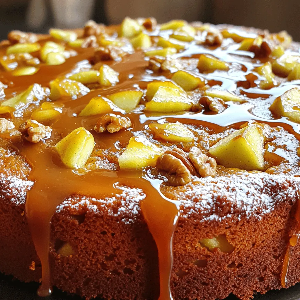 Caramel Apple Coffee Cake Delightful Homemade Treat