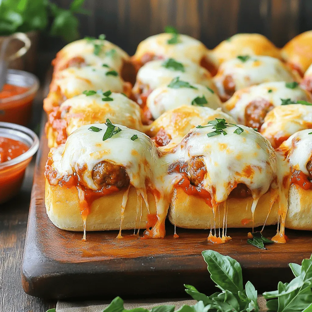 Pull-Apart Meatball Sliders Savory and Easy Recipe