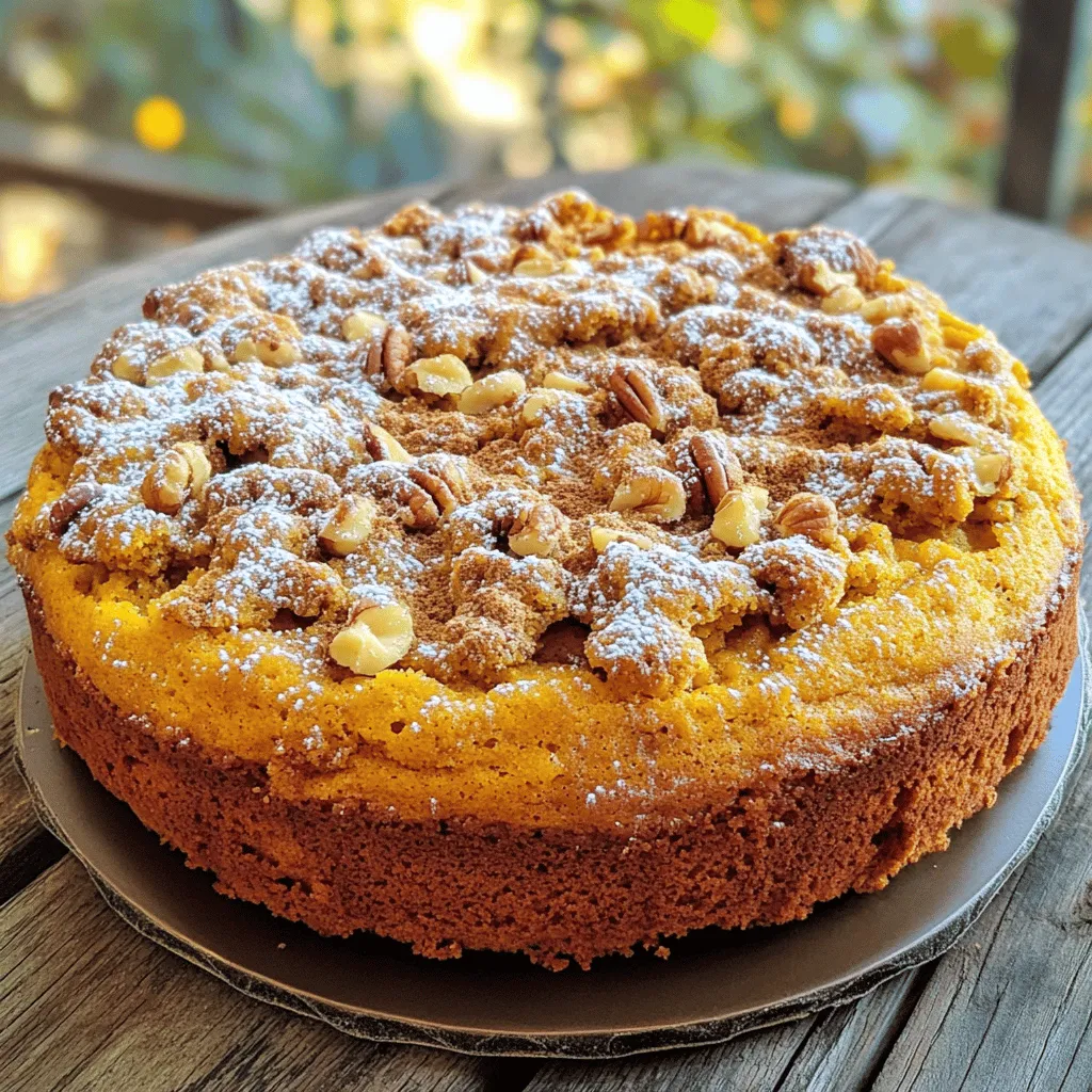 Pumpkin Spice Coffee Cake with Streusel Delight