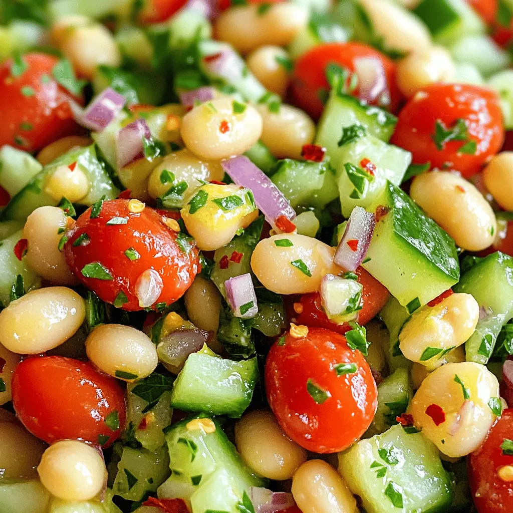 Cannellini Bean Salad Fresh and Flavorful Delight