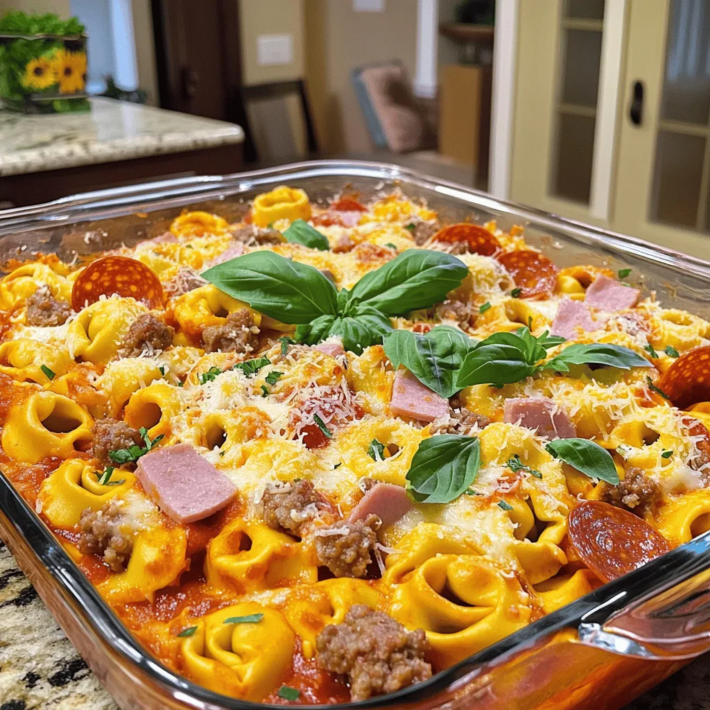 Meat Lovers Pizza Tortellini Tasty and Satisfying Dish