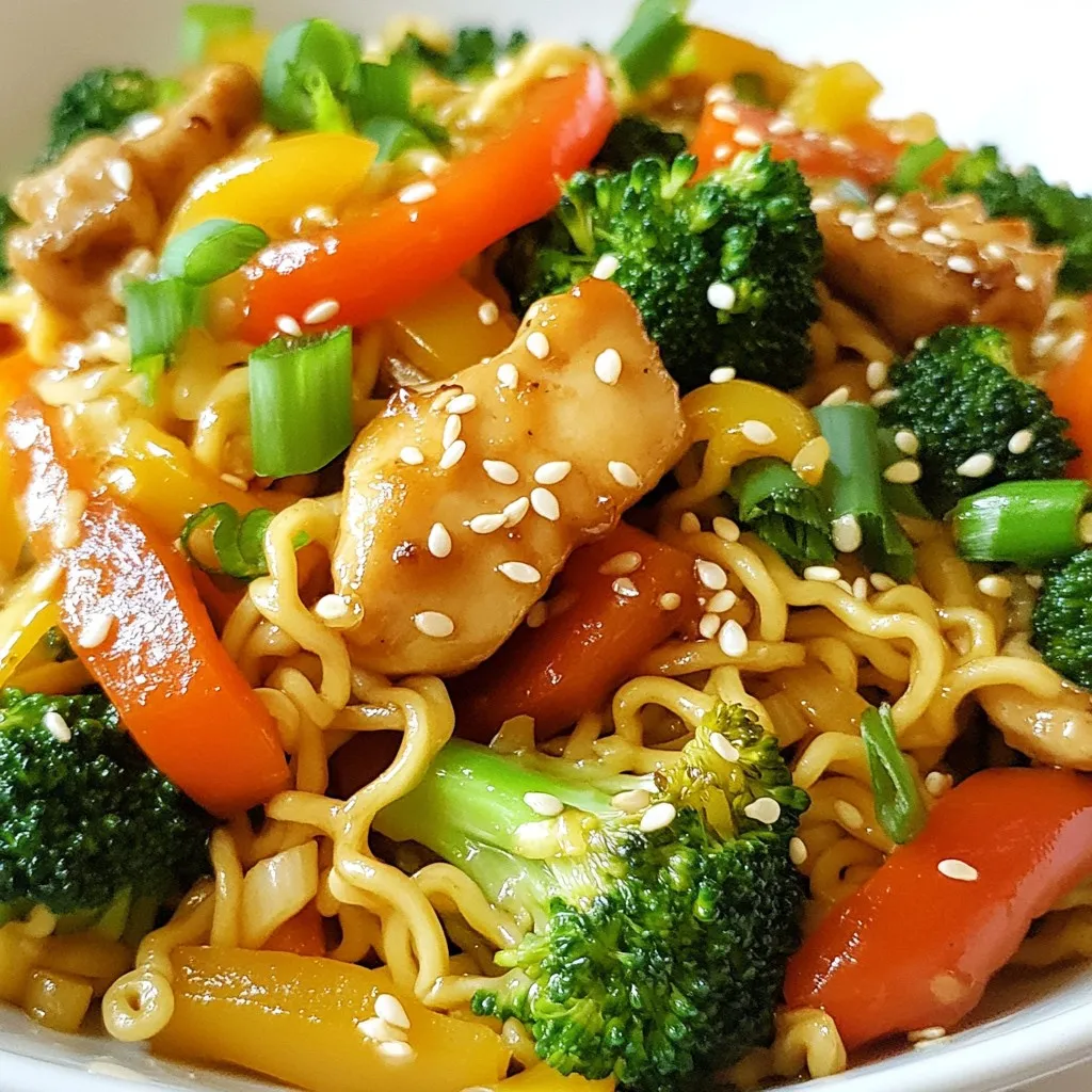 Chicken Ramen Stir Fry Quick and Flavorful Meal