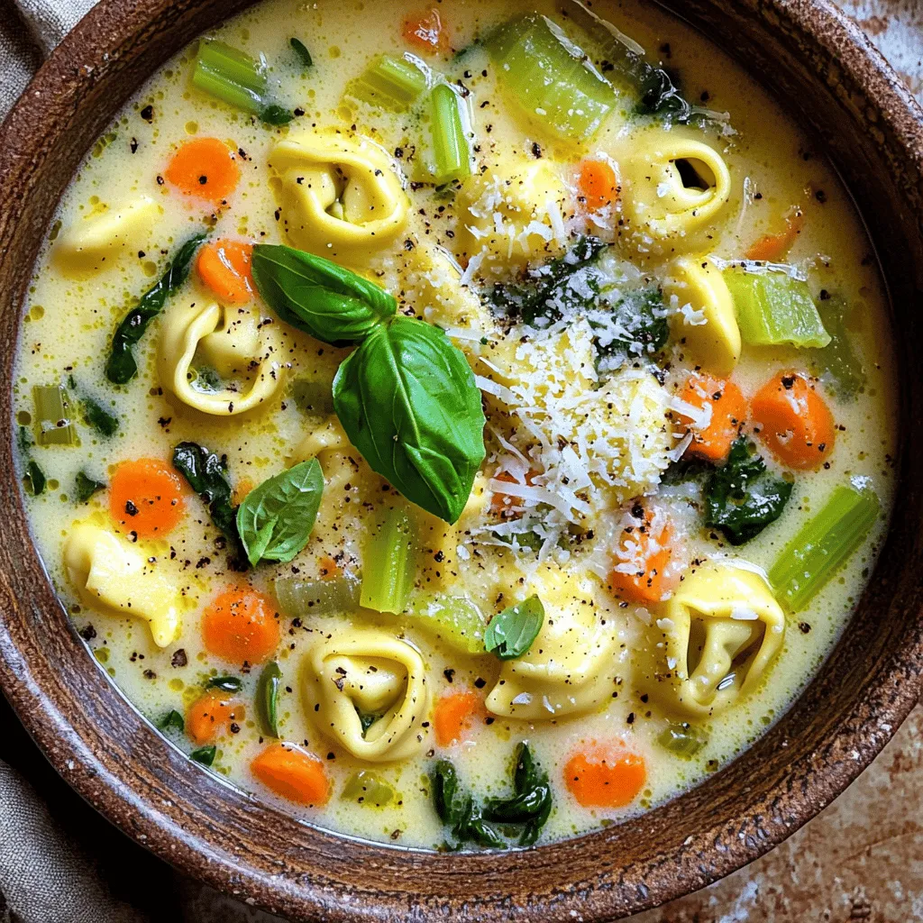 Creamy Tortellini Soup Velvety and Comforting Recipe