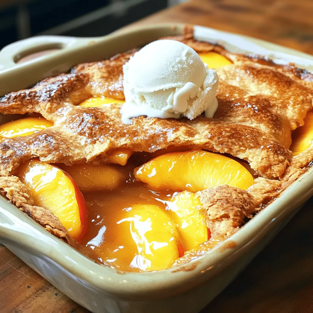 The Best Peach Cobbler Recipe Simple and Tasty Dish