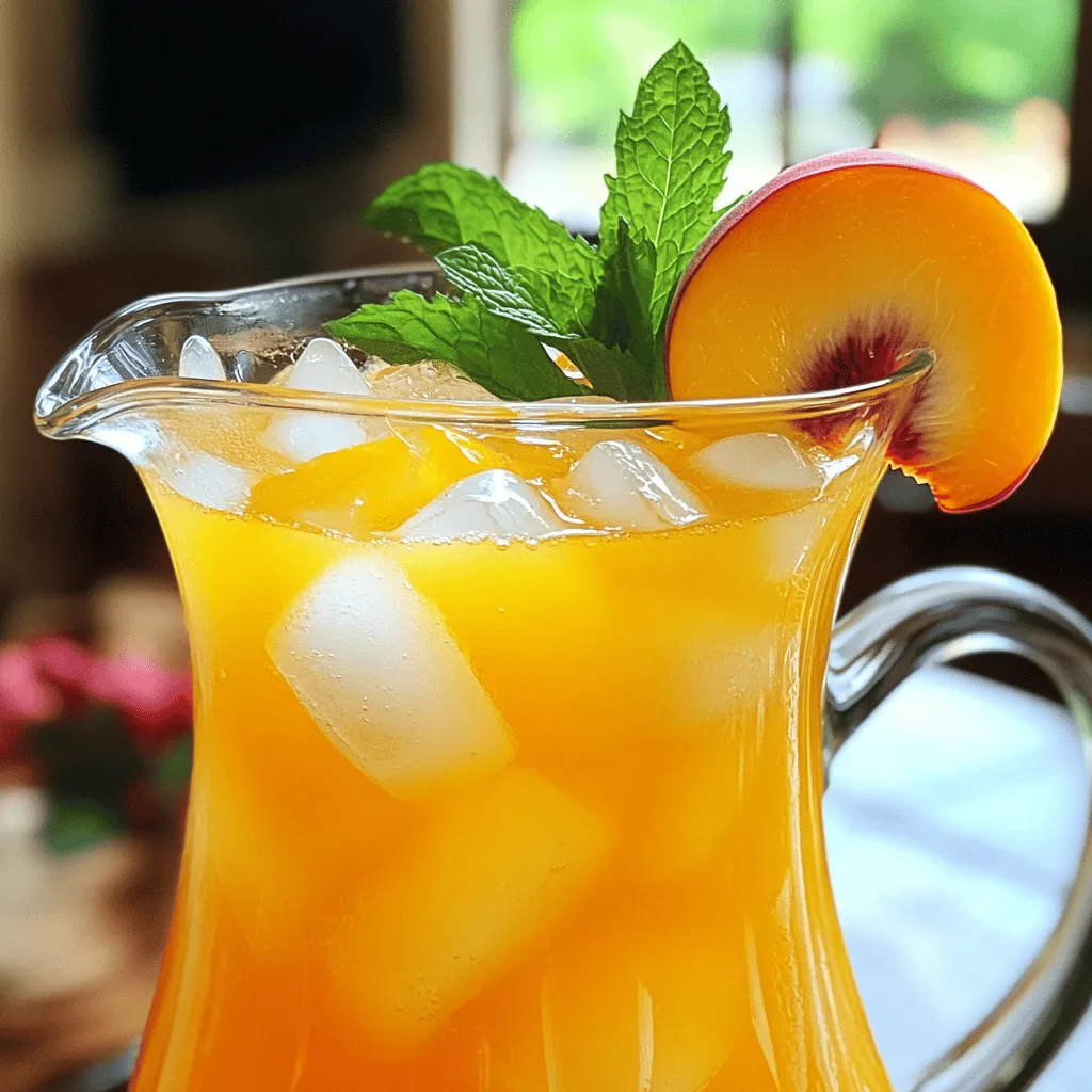 Refreshing Peach Iced Tea Recipe for Summer Joy