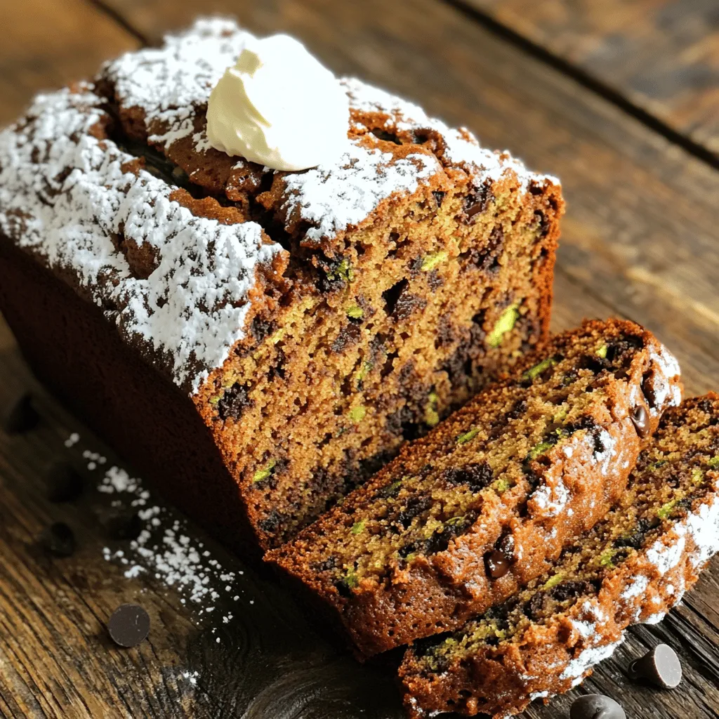 Indulge in Decadent Chocolate Chip Zucchini Bread Fun