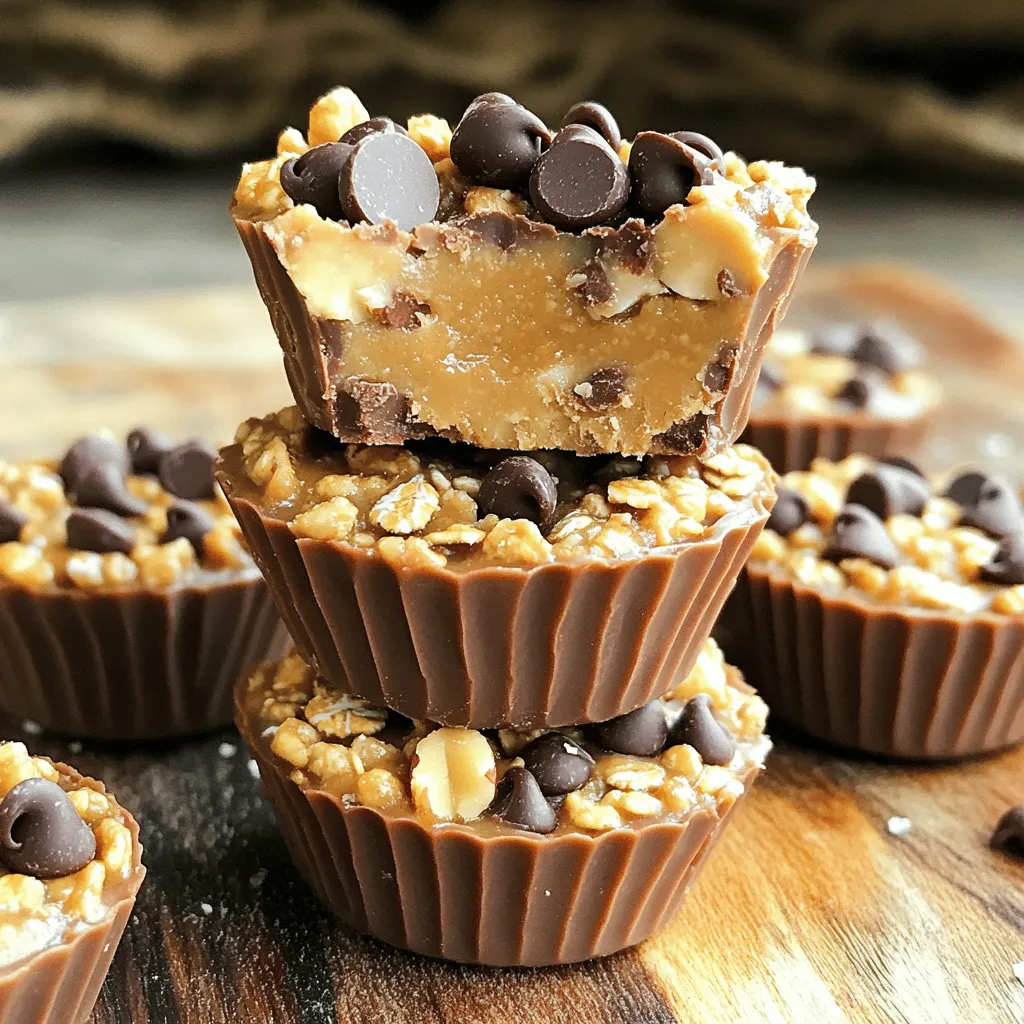 No Bake Peanut Butter Oat Cups Easy and Tasty Treat