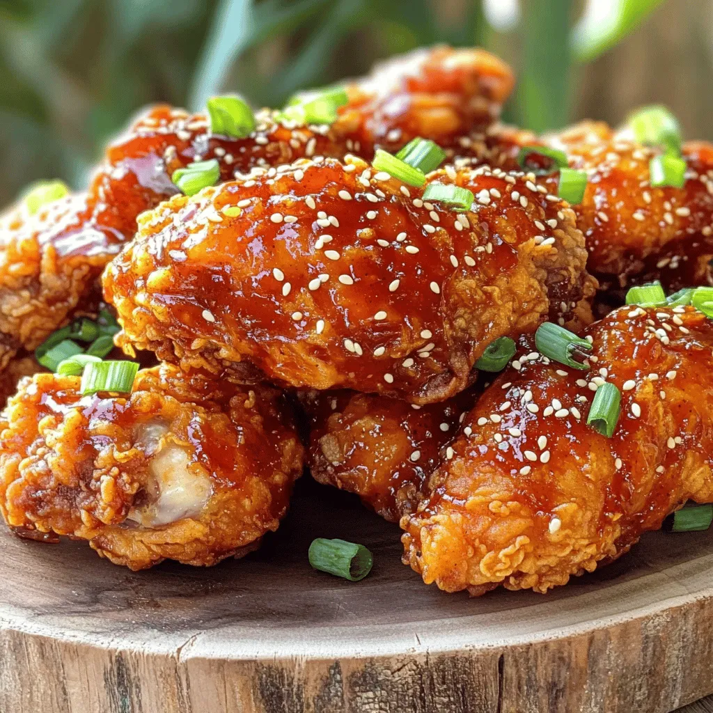 Korean Fried Chicken Crispy Delight for Dinner