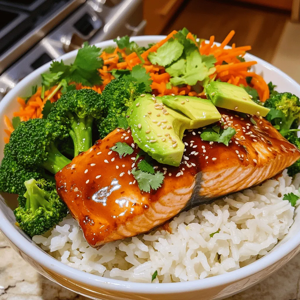 Honey Sriracha Salmon Bowls Flavorful and Easy Meal