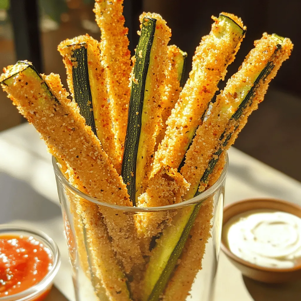 Baked Zucchini Fries Crispy and Flavorful Snack