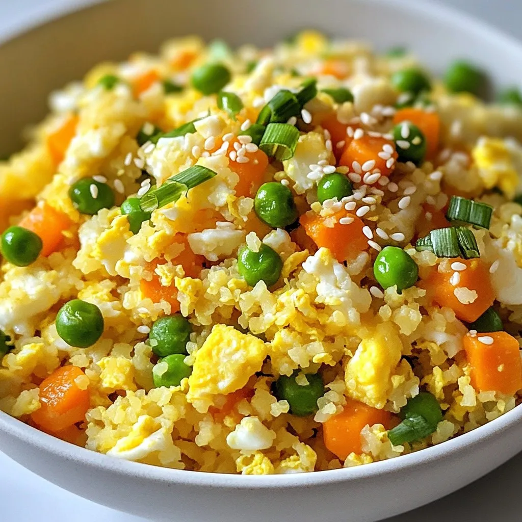 Cauliflower Fried Rice Healthy and Flavorful Recipe