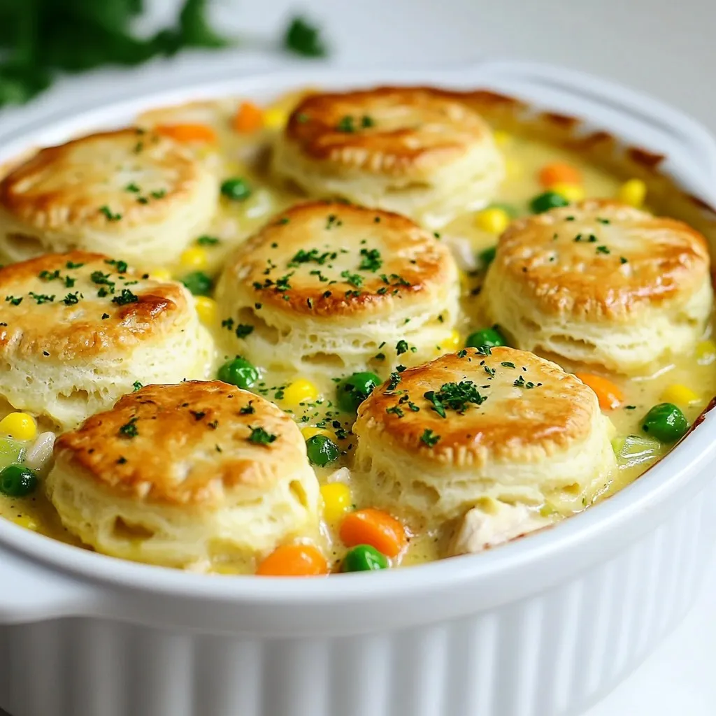 Homemade Chicken Pot Pie Casserole Simple and Tasty