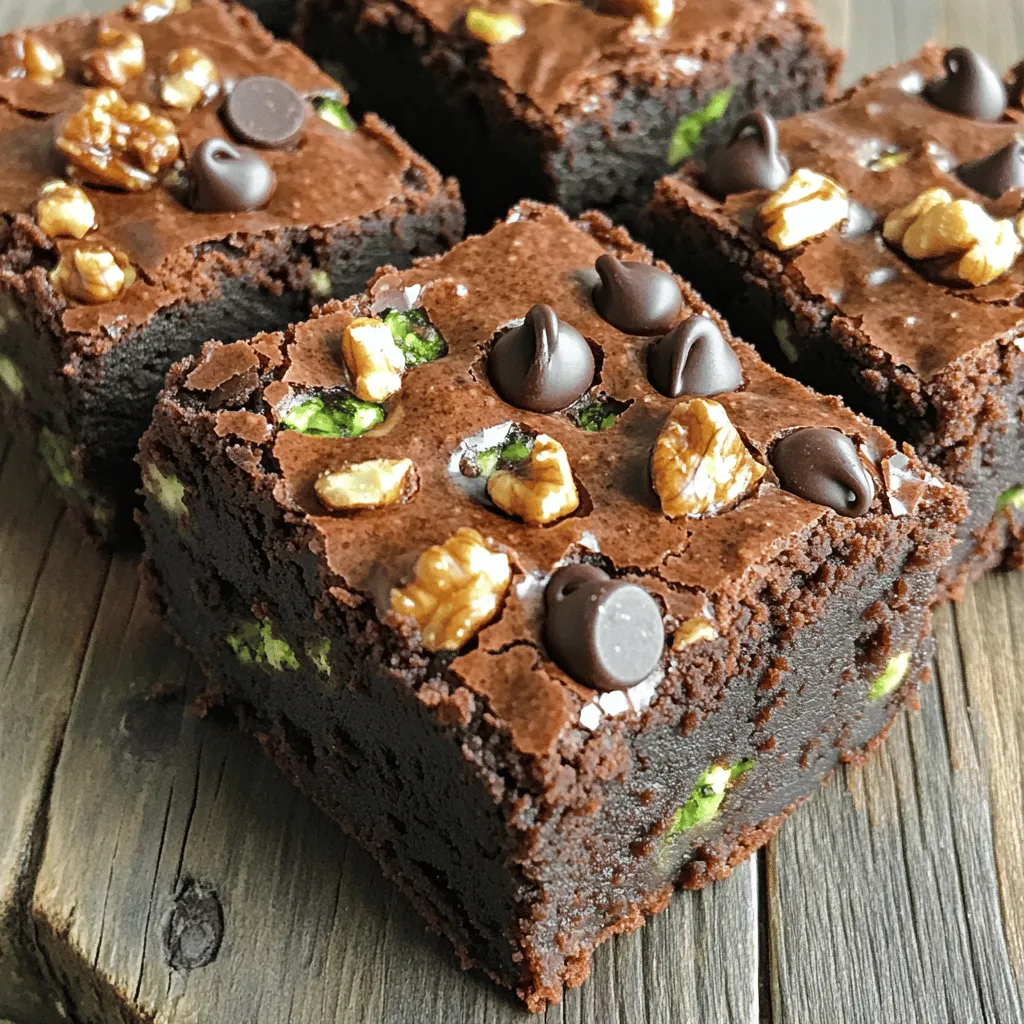 Moist Sour Cream Zucchini Brownies Irresistible Delight
