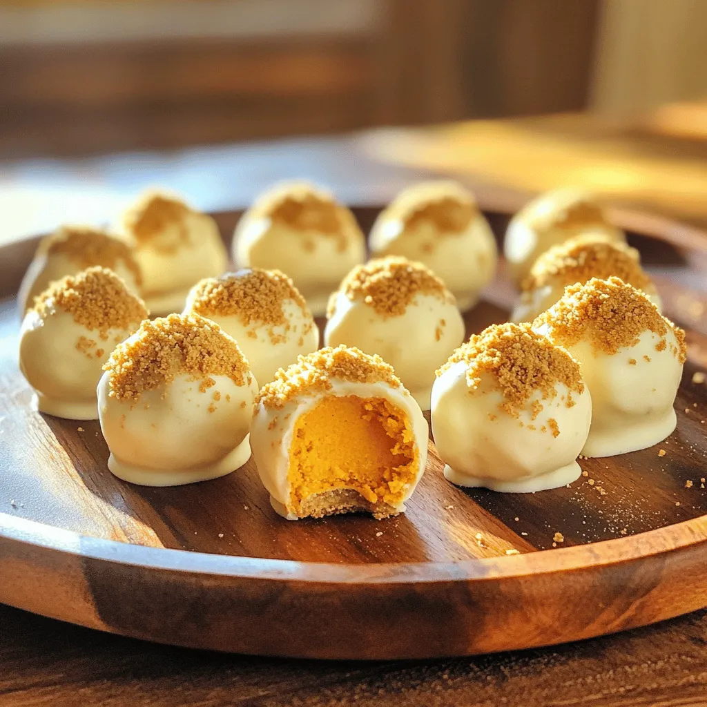 Pumpkin Cheesecake Truffles Delightfully Simple Treat