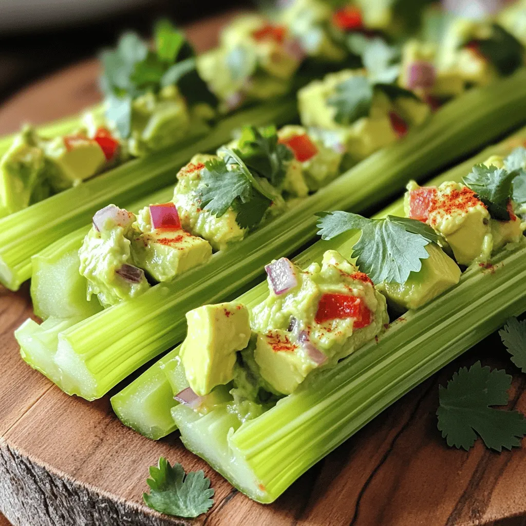Stuffed Celery Delight Fresh and Flavorful Appetizer