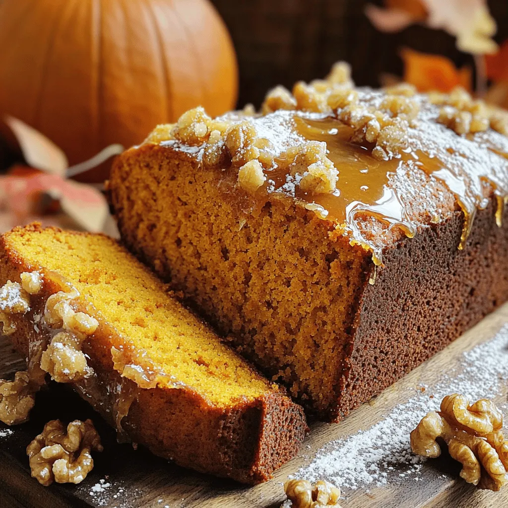 Maple Glazed Pumpkin Bread Deliciously Moist Recipe