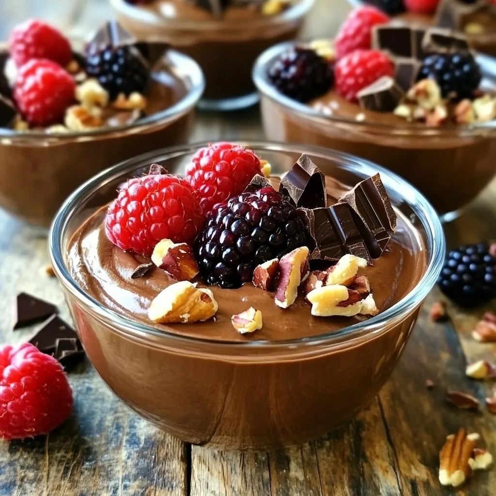 Protein Cottage Cheese Chocolate Mousse Delightful Treat