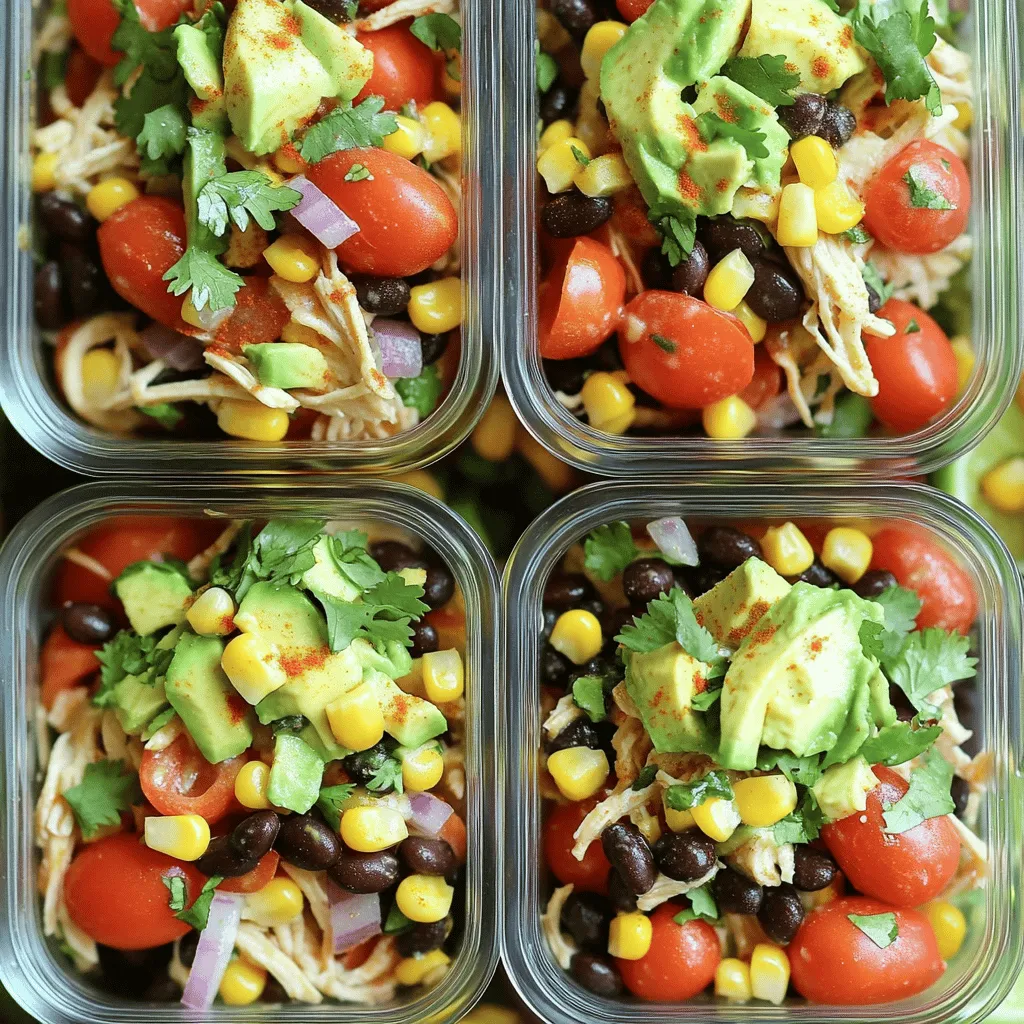 Mexican-Inspired Chicken Salad Meal Prep Delight
