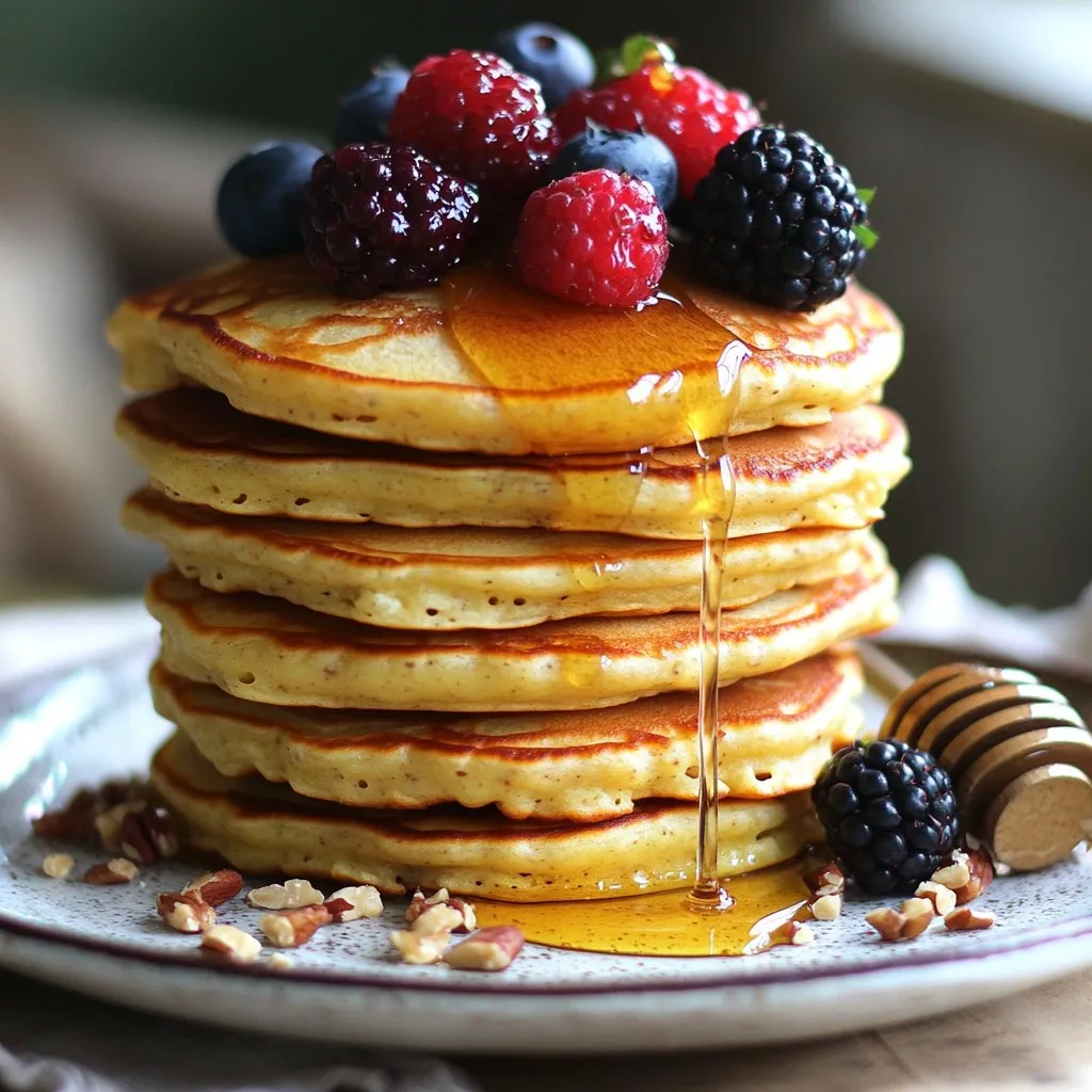 Protein-Packed Cottage Cheese Pancakes Delight