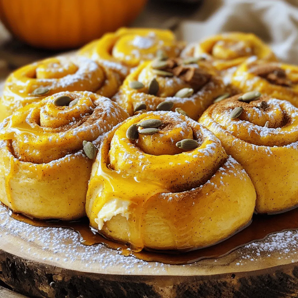 Pumpkin Cream Cheese Cinnamon Rolls Delightful Recipe