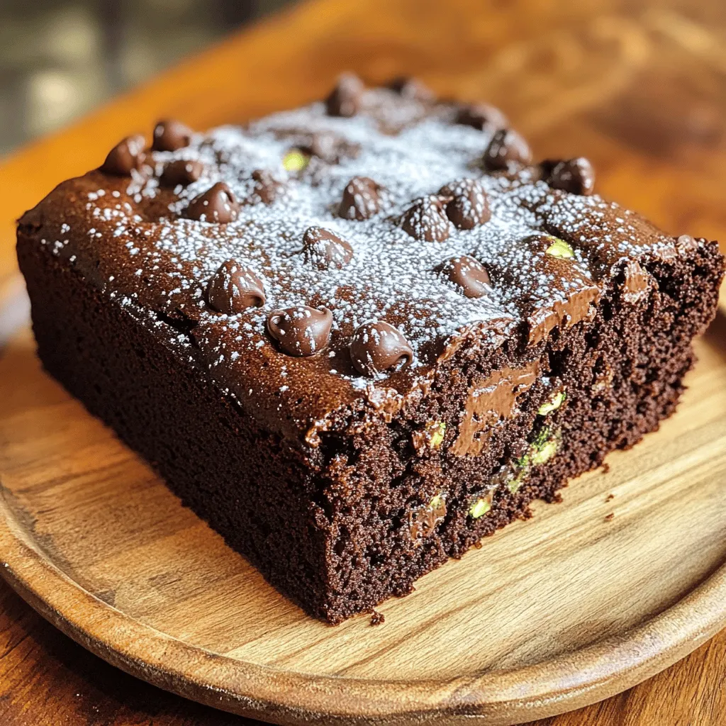 Chocolate Zucchini Cake Rich and Moist Dessert Delight
