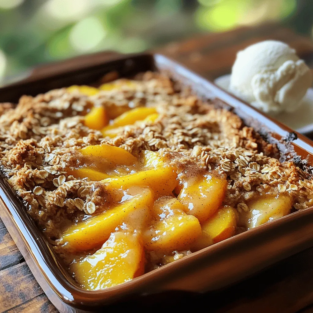 Easy Peach Crisp Recipe Delightfully Simple Treat