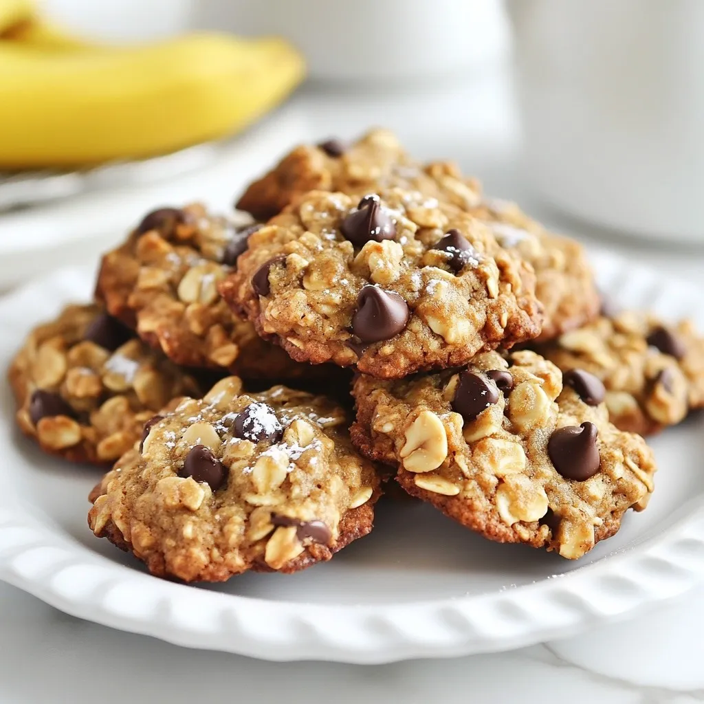 Healthy Banana Oatmeal Cookies Simple and Tasty Recipe