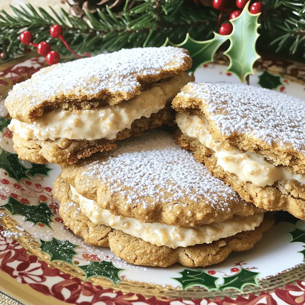 Incredible Gingerbread Oatmeal Cream Pies Delight