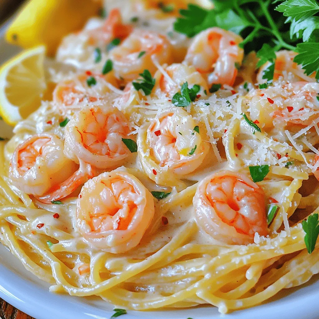 Creamy 20 Minute Garlic Butter Shrimp Pasta Delight