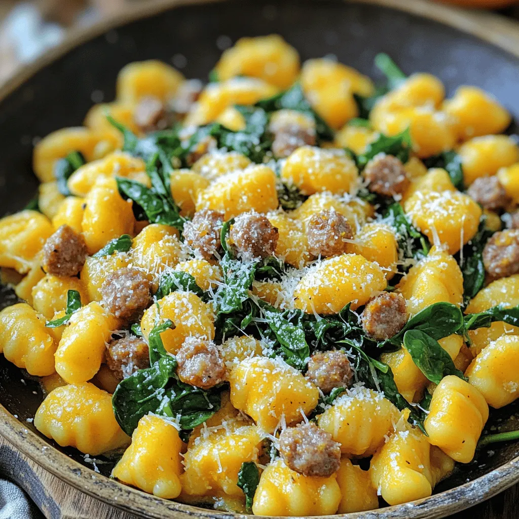 Butternut Squash Gnocchi with Sausage Quick Recipe