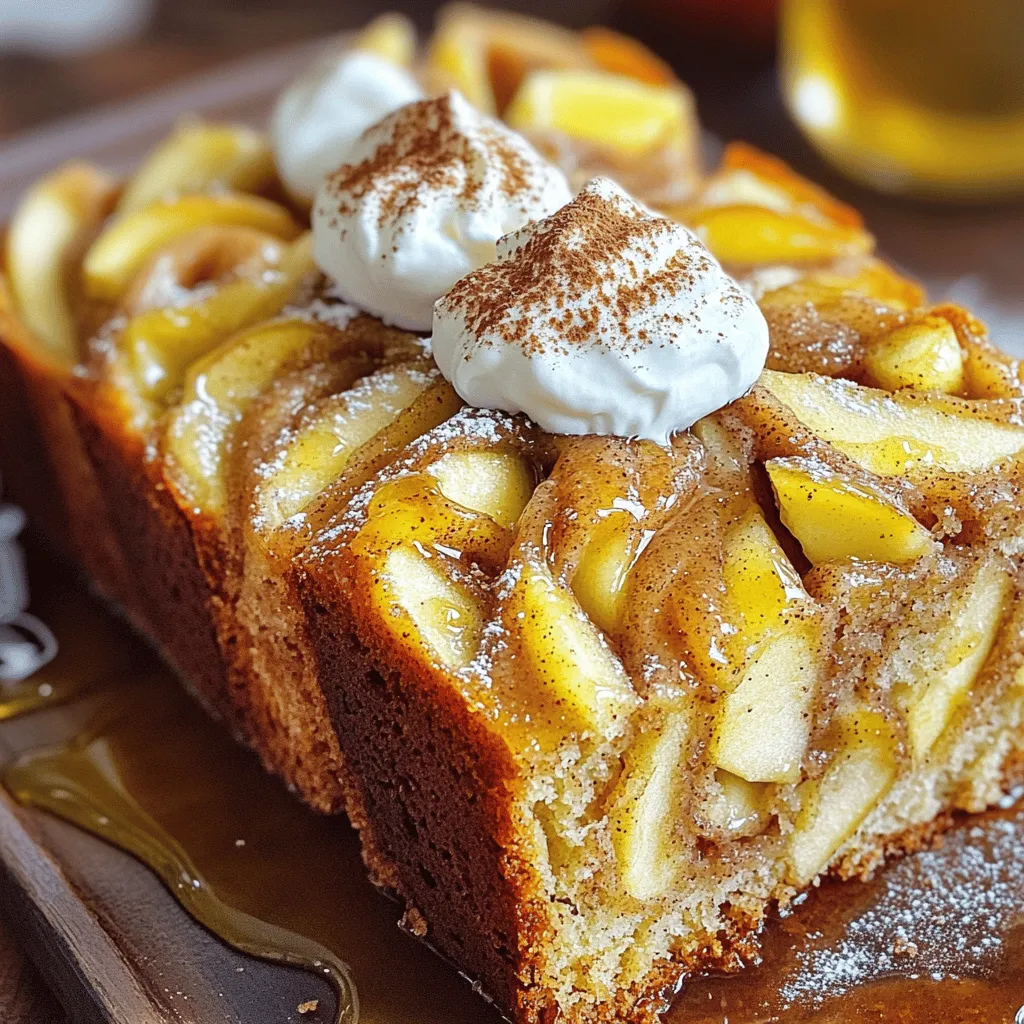 Cinnamon Swirl Apple Bread Bakery Style Delight