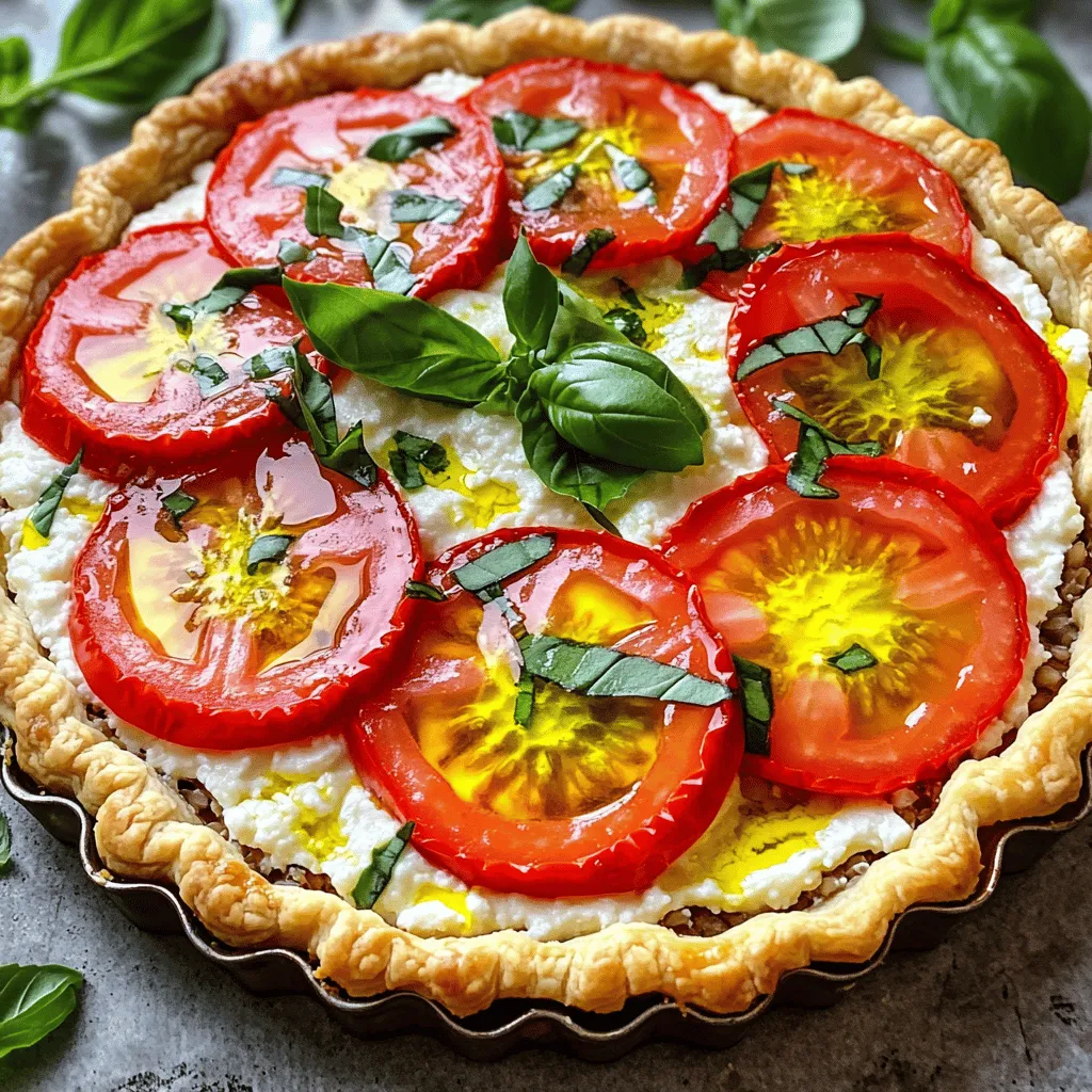 Tomato Tart with Brown Rice Flavorful and Easy Recipe