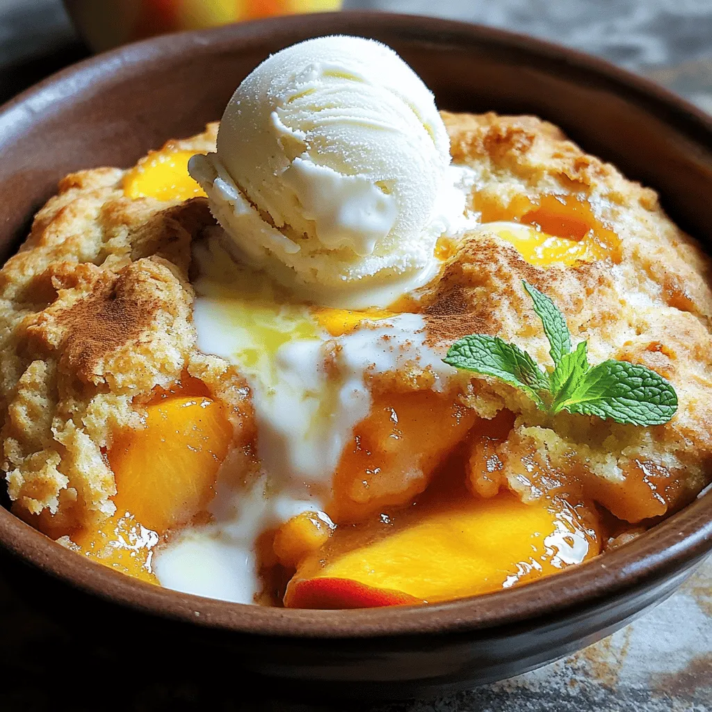 Ultimate Peach Cobbler Recipe Easy Comfort Dessert