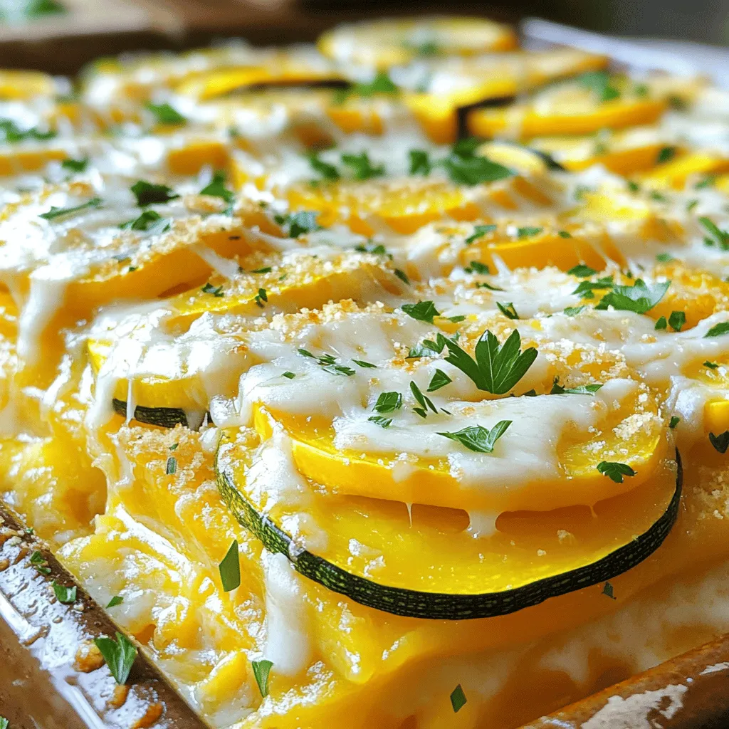 Low Carb Gluten Free Squash Casserole with Cheese Delight