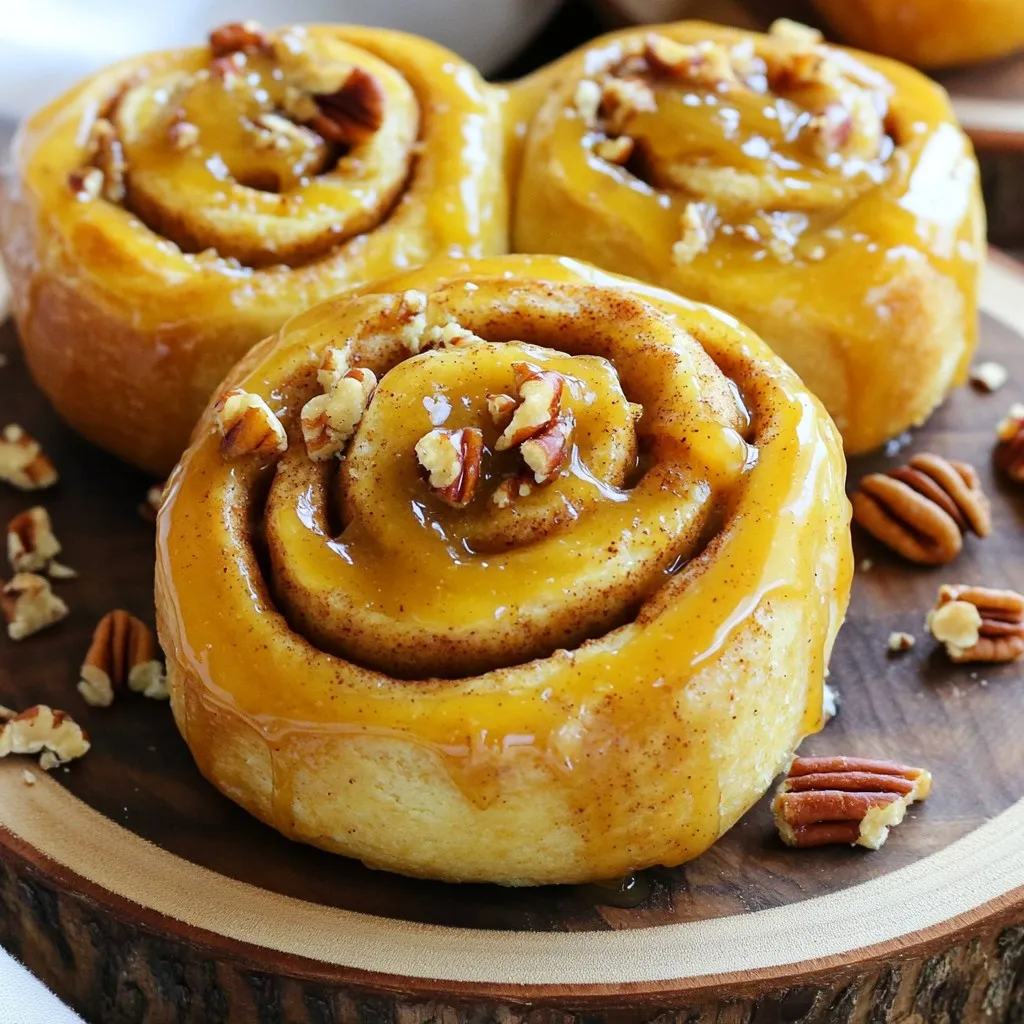 Apple Butter Cinnamon Rolls with Maple Glaze Delight