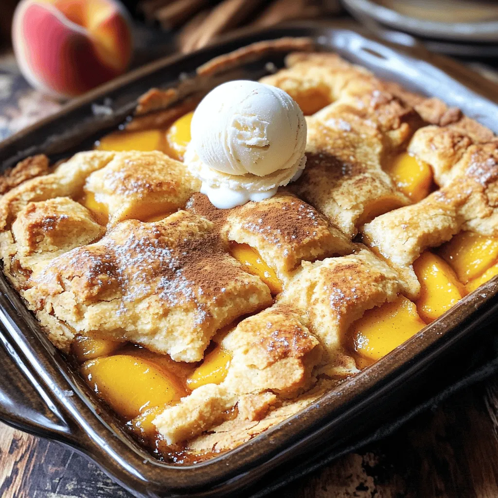 Fresh Peach Cobbler Bliss Irresistible Dessert Recipe