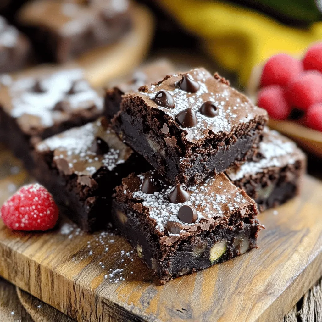 Chocolate Zucchini Brownies Rich and Indulgent Treat