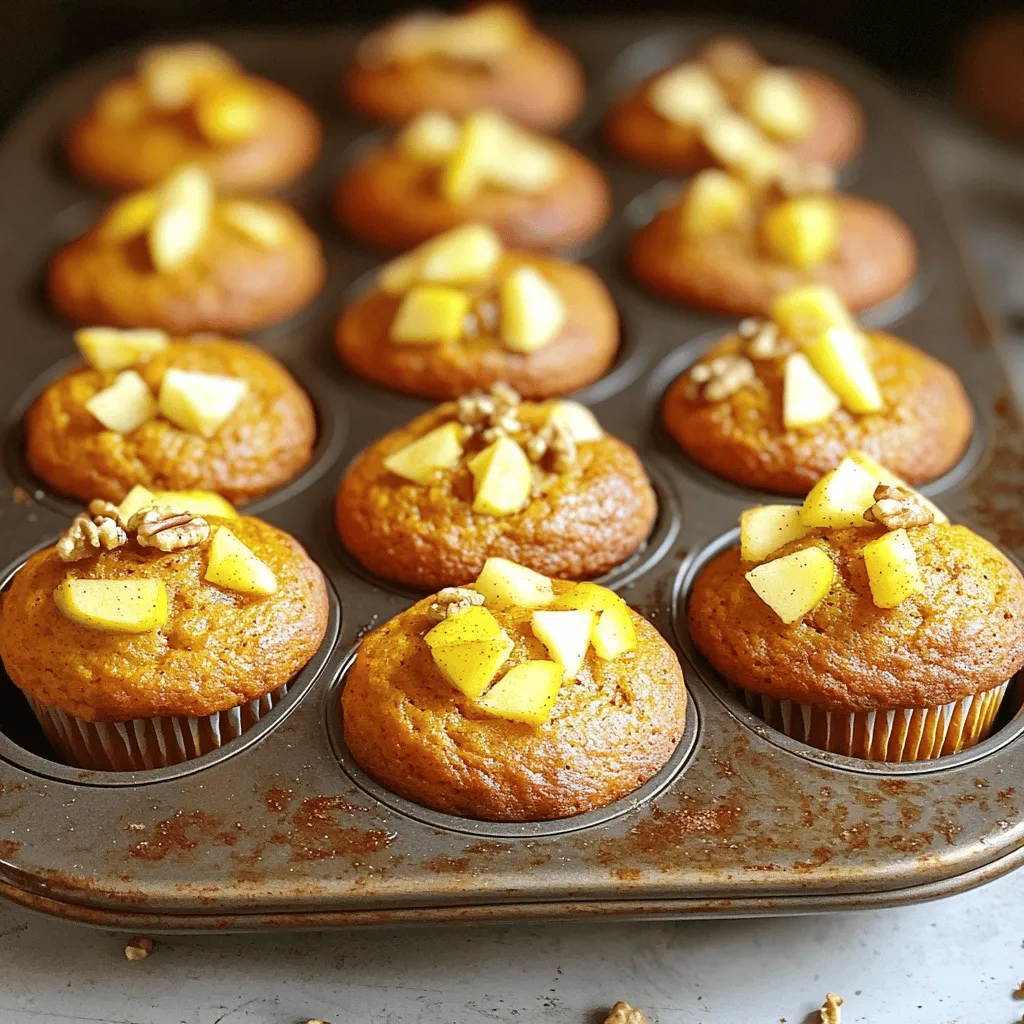 Tasty Apple Pumpkin Muffins Easy Fall Recipe