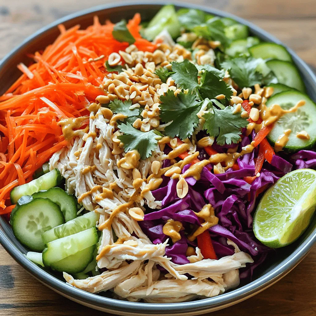 Thai Chicken Salad Flavorful and Nutritious Meal